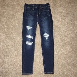 American Eagle Ripped Jean Jeggings (NWOT)